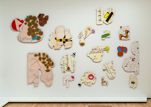 Installation view: <em>Jo Smail: Flying With Remnant Wings</em>, Baltimore Museum of Art, 2020. Courtesy the Baltimore Museum of Art. 