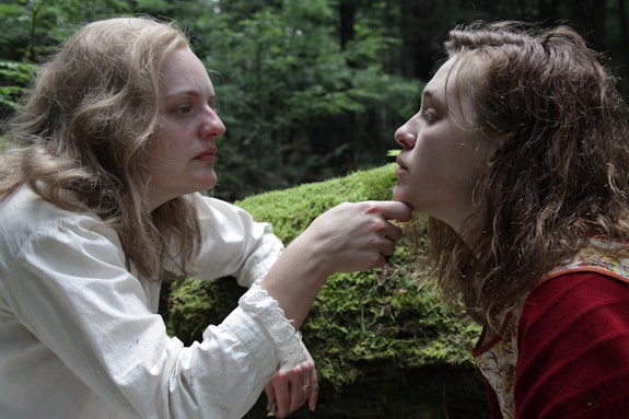Elisabeth Moss and Odessa Young in Josephine Decker's <em>Shirley</em>. Courtesy of Neon.