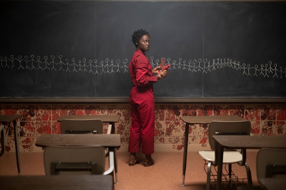 Lupita Nyong'o as Adelaide Wilson doppelgänger Red in <em>Us</em>, written, produced, and directed by Jordan Peele. Photo: Claudette Barius/Universal Pictures.
