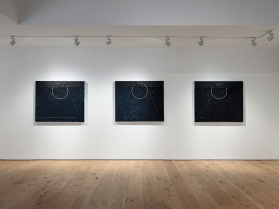 Installation view: <em>Studies for Bird and Lava, </em>Pace Gallery, East Hampton, August 1 - 9, 2020. Courtesy Pace Gallery.