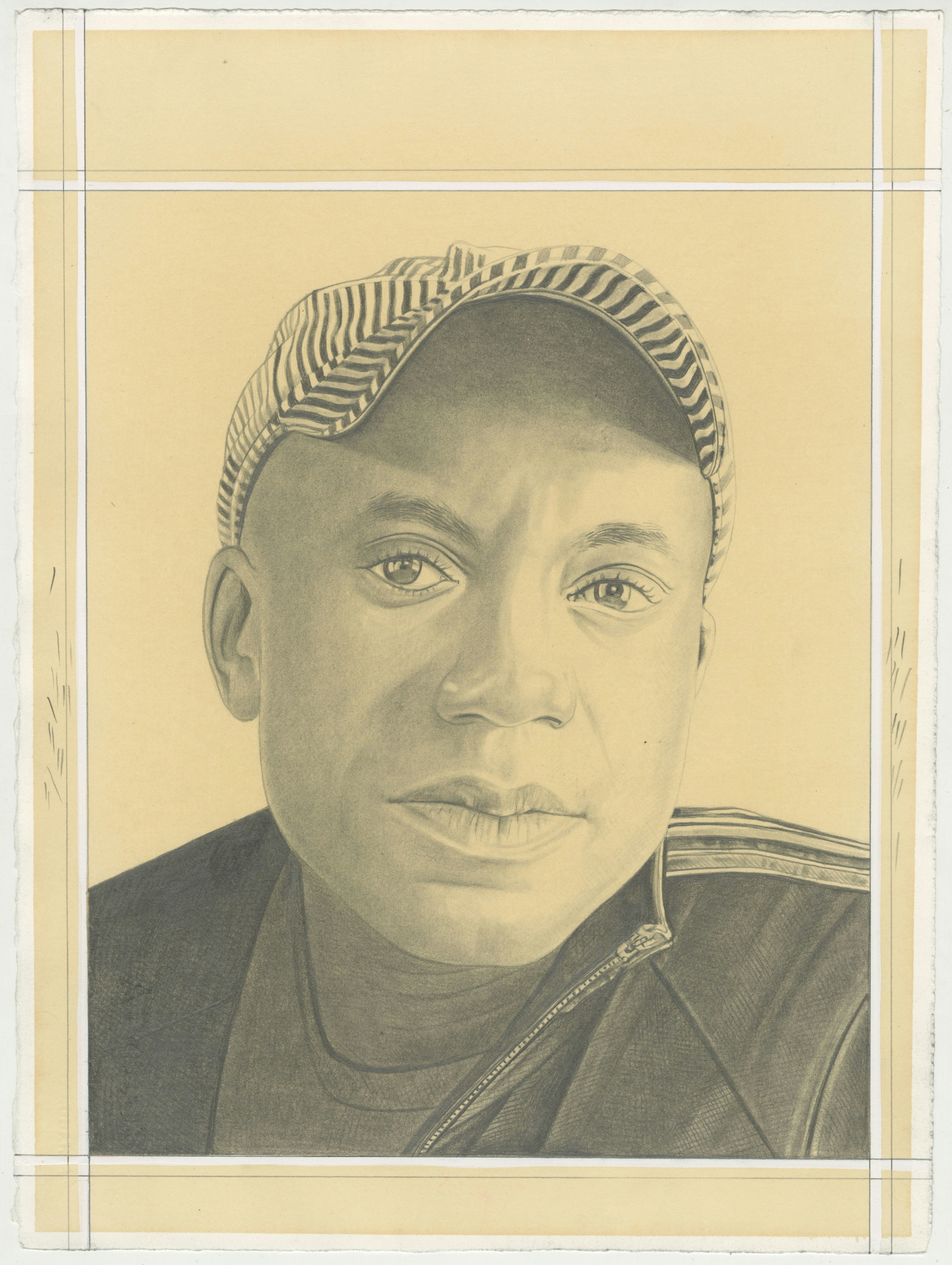 Odili Donald Odata, pencil on paper by Phong H. Bui. 