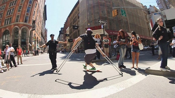 Still from <em>CRUTCH</em>, directed and produced by Sachi Cunningham and written by Chandler Evans (Vayabobo).