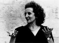 Photo of Trisha Brown by Vincent Pereira. 