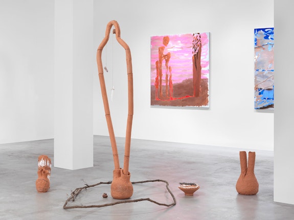 Installation view: <em>Esteban Cabeza de Baca: Nepantla</em>, Garth Greenan Gallery, New York, 2021. Courtesy Garth Greenan Gallery.