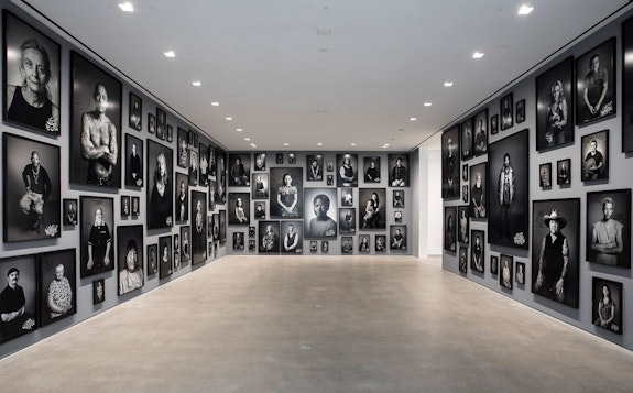 Installation view: <em>Shirin Neshat: Land of Dreams</em>, Gladstone Gallery, New York, 2021. Courtesy the artist and Gladstone Gallery, New York and Brussels.