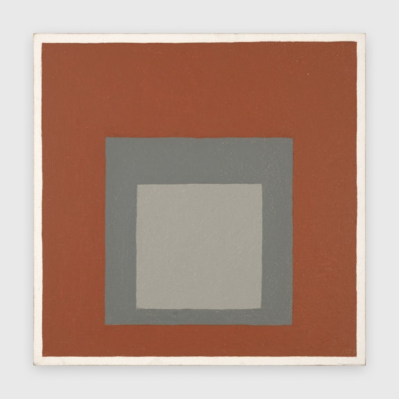Josef Albers, <em>Study for Homage to the Square</em>, 1973. © The Josef and Anni Albers Foundation / Artists Rights Society (ARS), New York. Courtesy The Josef and Anni Albers Foundation and David Zwirner.