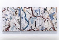 Peter Sacks, <em>Republic</em>, 2019-2020. Mixed media on canvas, 96 x 220 inches. Courtesy Sperone Westwater, New York.