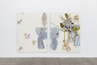 Installation view: <em>Caitlin Keogh: Waxing Year</em>, Overduin & Co., Los Angeles, 2021. Courtesy Overduin & Co.