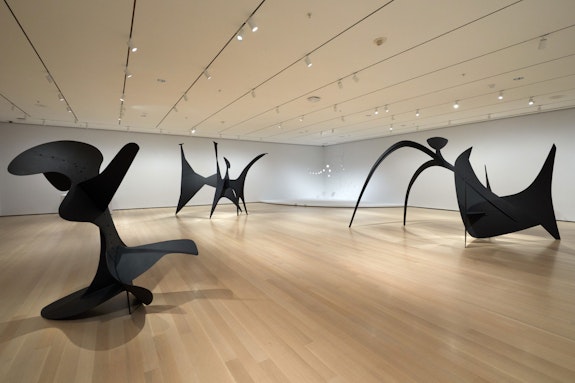 Installation view: <em>Alexander Calder: Modern from the Start</em>, The Museum of Modern Art, New York, 2021. © 2021 The Museum of Modern Art. Photo: Robert Gerhardt.