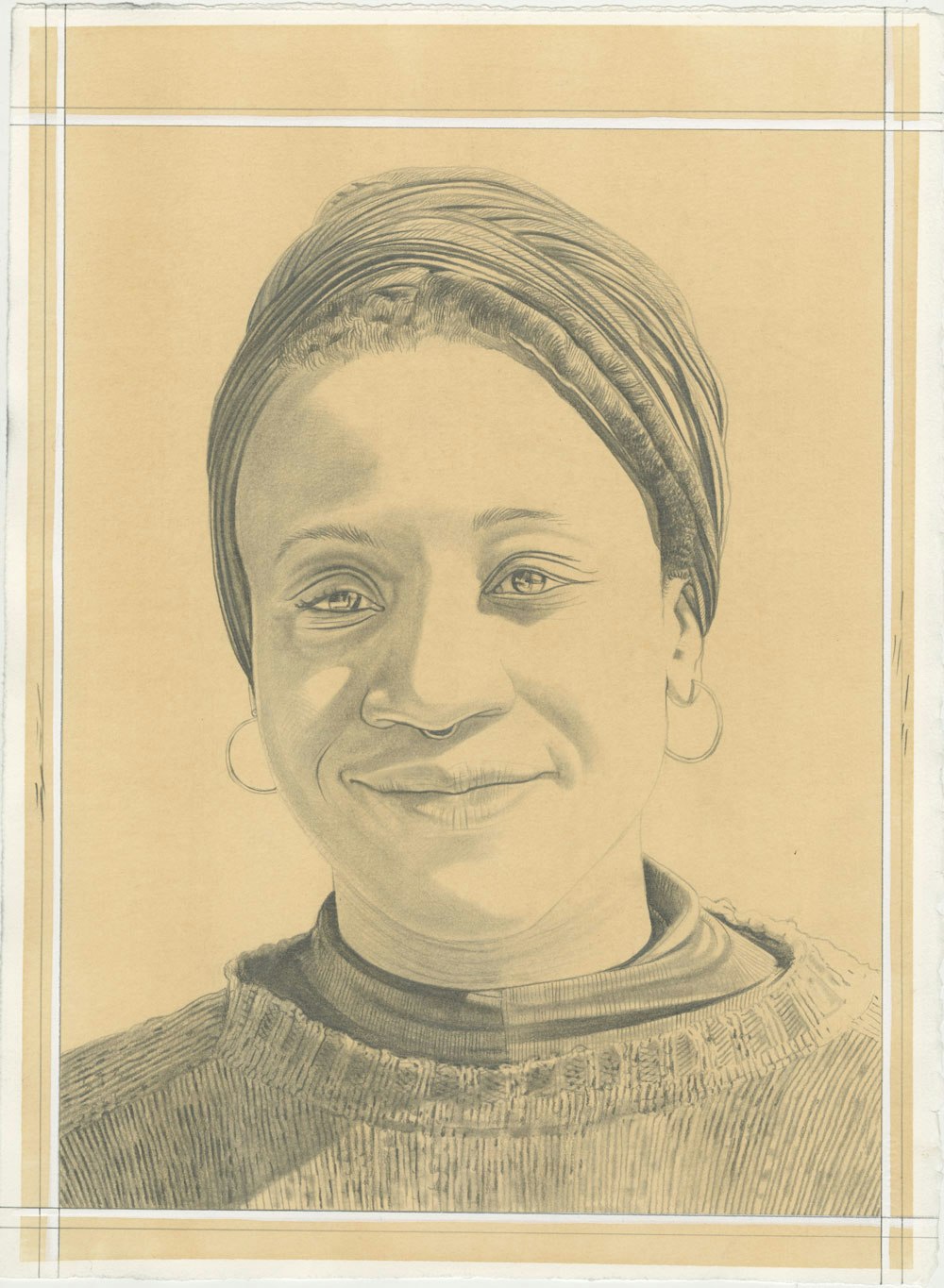 Rachel Eulena Williams, pencil on paper by Phong H. Bui.