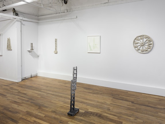 Installation view: William Corwin: <em>Green Ladder</em>, Geary Contemporary, New York, 2021. Courtesy Geary Contemporary.