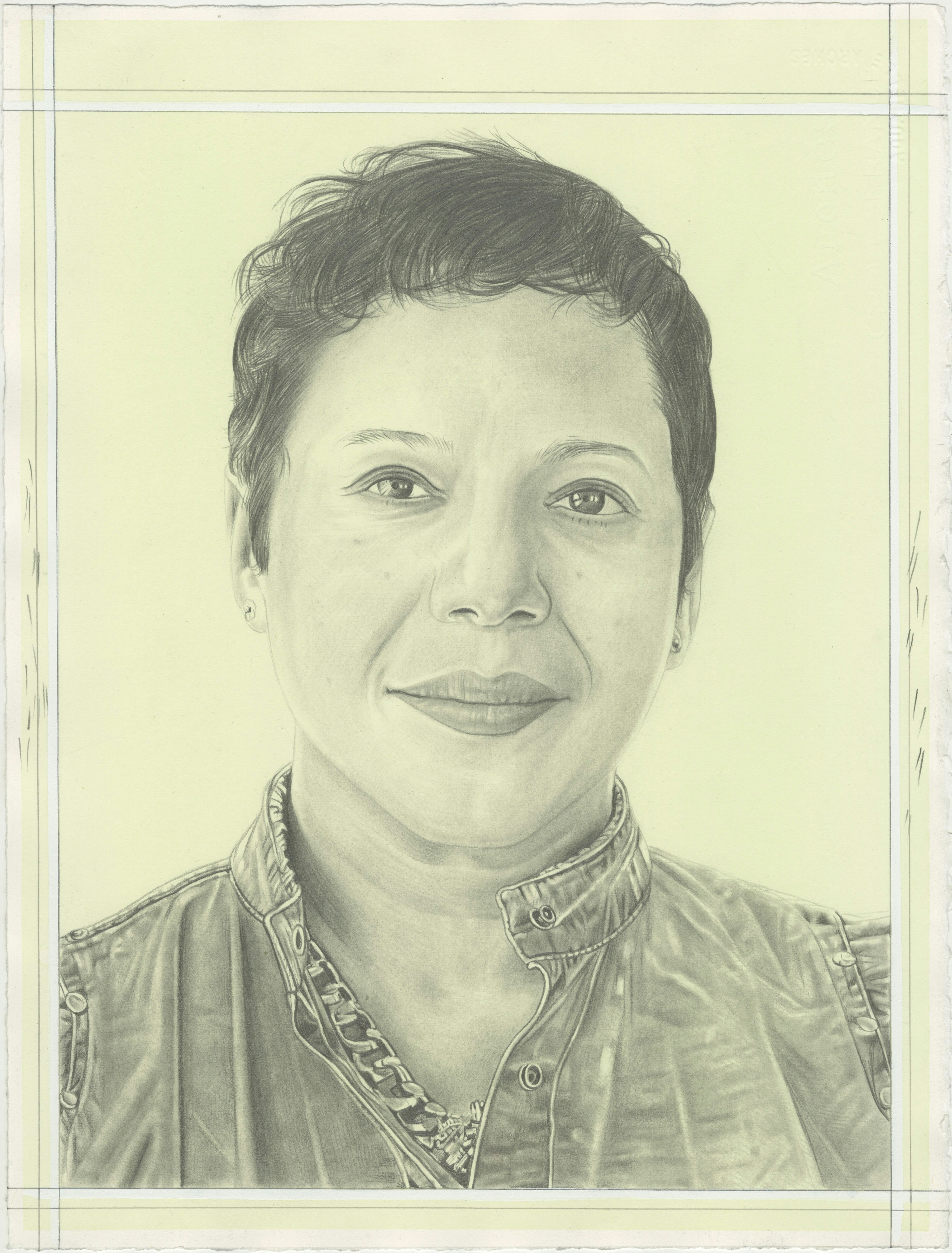 Edra Soto. Pencil on Paper by Phong H. Bui