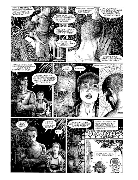 Barry Windsor-Smith, <em>Monsters</em>, Fantagraphics Books, p. 38.