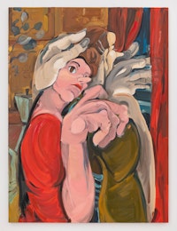 Cristina BanBan, <em>La pena de Pilar</em>, 2020. Oil on canvas. Courtesy the artist and 1969 Gallery.