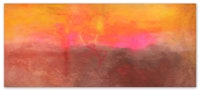Frank Bowling, <em>Texas Louise</em>, 1971. Acrylic on canvas, 111 x 261 3/4 inches. Photo: Charlie Littlewood. Courtesy Hales Gallery. © Frank Bowling. Courtesy the artist and Hauser & Wirth.