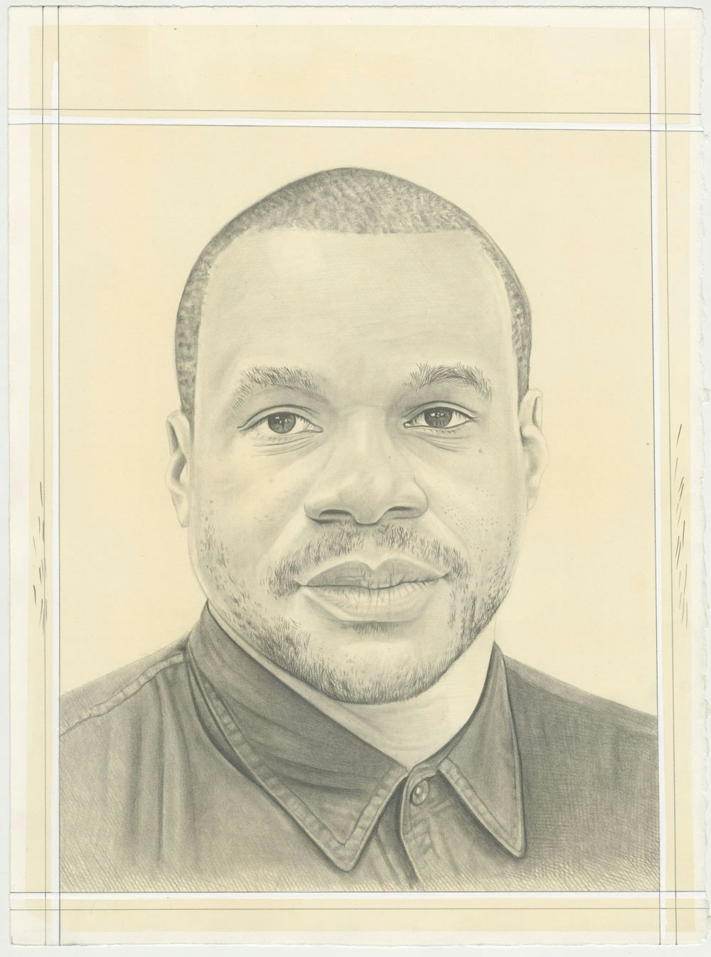 Portrait of Noel Anderson, pencil on paper by Phong H. Bui.