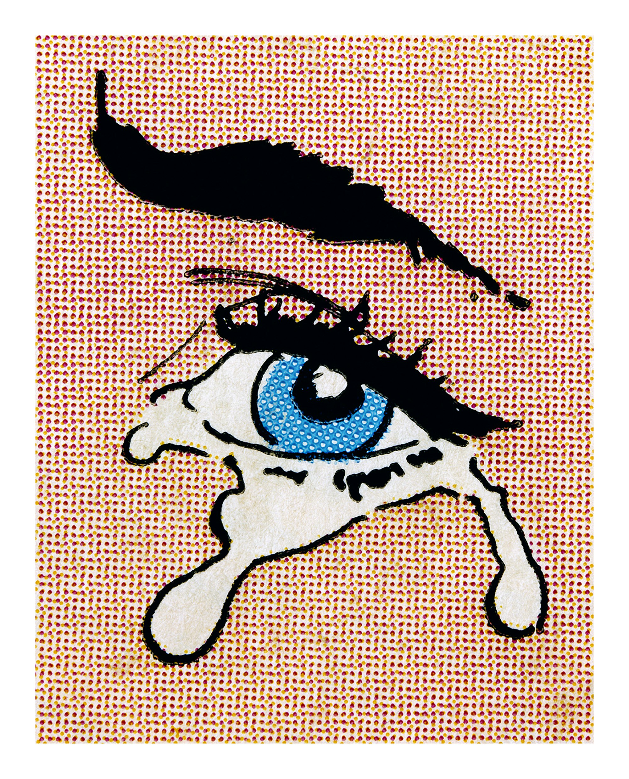 Anne Collier, <em>Woman Crying (Comic) #32</em>, 2020. C-print, 61 7/8 x 49 3/4 inches. © Anne Collier. Courtesy the artist and Anton Kern Gallery, New York.