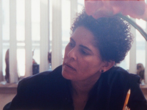 Tacita Dean, <em>One Hundred and Fifty Years of Painting</em>, 2021, (Film still). 16mm color film, optical sound, 50 1/2 minutes, continuous loop. Courtesy of the artist and Marian Goodman Gallery. Photo: Alex Yudzon. ©: Tacita Dean.