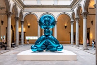 Installation view: <em>Jeff Koons. Shine</em>, Palazzo Strozzi, Florence. Courtesy Palazzo Strozzi. Photo: Ela Bialkowska, OKNO Studio.