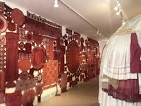 Installation view: <em>Patricia Miranda: Punto in Aria</em>, Garrison Art Center, Garrison, NY. Courtesy Garrison Art Center.