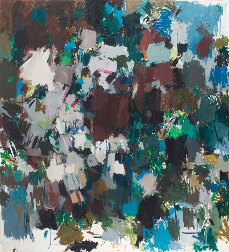 Larry Day, <em>Untitled</em>, c. 1960. Oil on canvas, 82 x 72 in. (Woodmere Art Museum: Gift of Ruth Fine, 2016) Courtesy Woodmere Art Museum