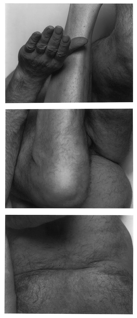 John Coplans, <em>Upside Down</em>, 1992. Courtesy Fondation Henri Cartier-Bresson.