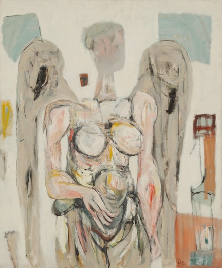 Larry Day, <em>Standing Angel</em>, Plate 88, c. 1955. Courtesy the Woodmere Art Museum.