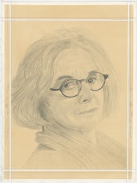 Ruth Fine. Pencil on paper by Phong H. Bui. Photo: Frank Stewart. 