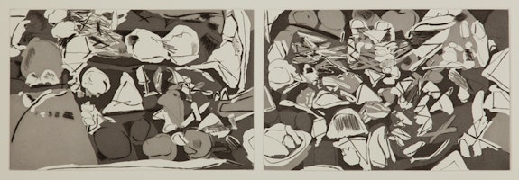 Ruth Fine, <em>Landscape Diptych</em>, 1986.