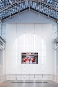 Installation view: <em>To Moscow! To Moscow! To Moscow!</em>, GES-2 House of Culture, Moscow, 2021–22. © GES-2 House of Culture. Photo: Ivan Erofeev.