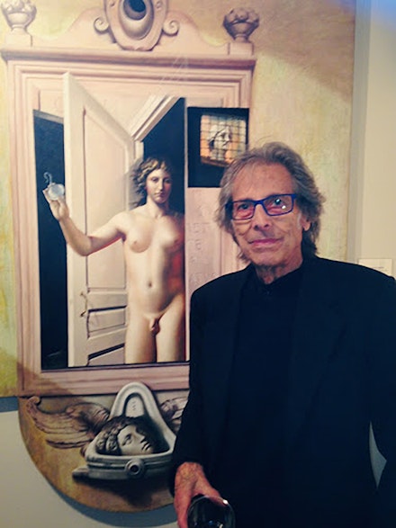 Carlo Maria Mariani in his studio, 2017. Photo: David Ebony.