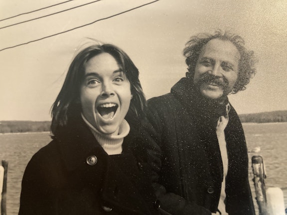 Susie Flato and Sylvère Lotringer, ca. 1974.