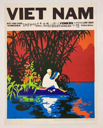 René Mederos, <em>Viet Nam Vencerá</em>, 1969. Courtesy of Center for Cuban Studies.