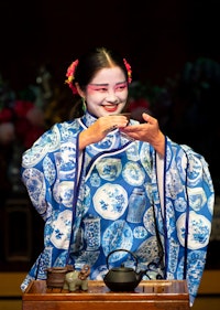 Shannon Tyo in Long Wharf Theatre's Production of <em>The Chinese Lady</em>. Photo: T. Charles Erickson.