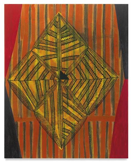 Roy Dowell, <em>untitled #1171</em>, 2021. Acrylic paint on linen over panel, 60 x 48 inches. Courtesy the artist and Miles McEnery Gallery, New York.