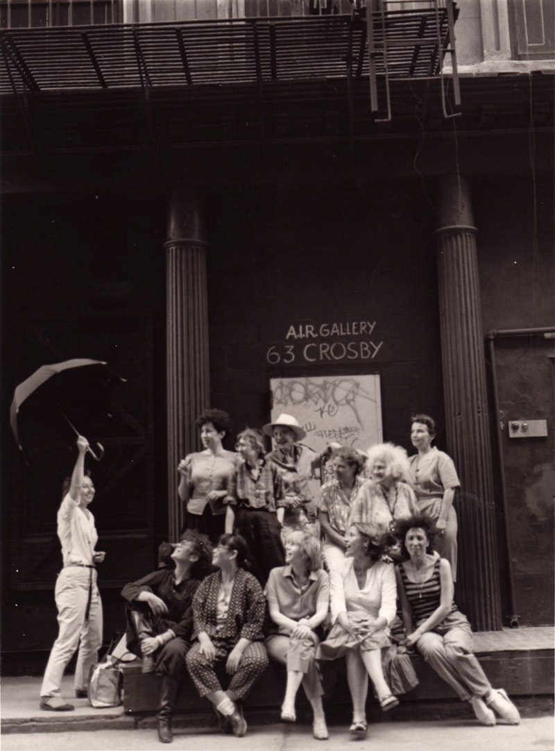 Founding members of A.I.R. Gallery at 63 Crosby Street. Courtesy A.I.R. Gallery.