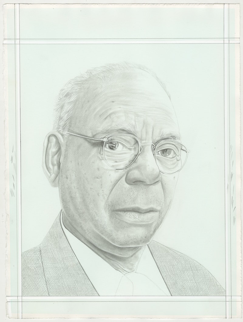 Joseph E. Yoakum, pencil on paper by Phong H. Bui.