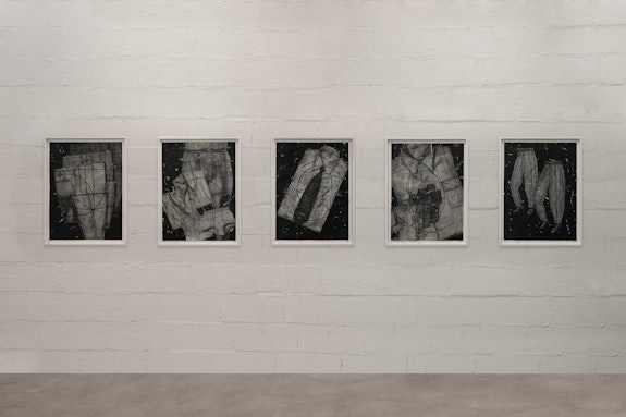 Installation view: <em>Troy Montes Michie: Dishwater Holds No Images</em>, Company, New York, 2022. Courtesy the artist and Company Gallery, New York.