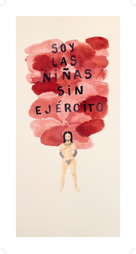 Luz Lizarazo, <em>Soy las niñas sin ejército</em> (I Am the Girls Without Army), 2020. Published in <em>El Tiempo</em>.