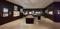 Installation view: <em>The Project of Independence: Architectures of Decolonization in South Asia, 1947-1985</em>, the Museum of Modern Art, New York, 2022. Photo: David Almeida.