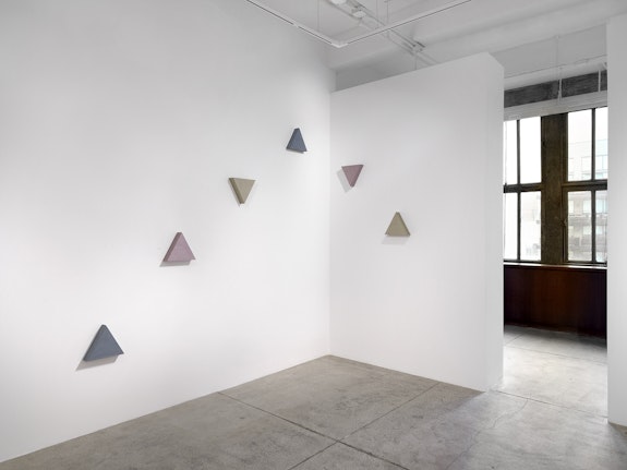 Installation view, <em>Tadaaki Kuwayama</em>, Alison Bradley Projects, New York, 2022. Courtesy the artist and Alison Bradley Projects.