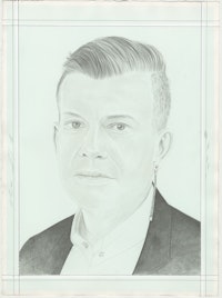 Portrait of Eugenio Viola. Pencil on paper by Phong H. Bui.
