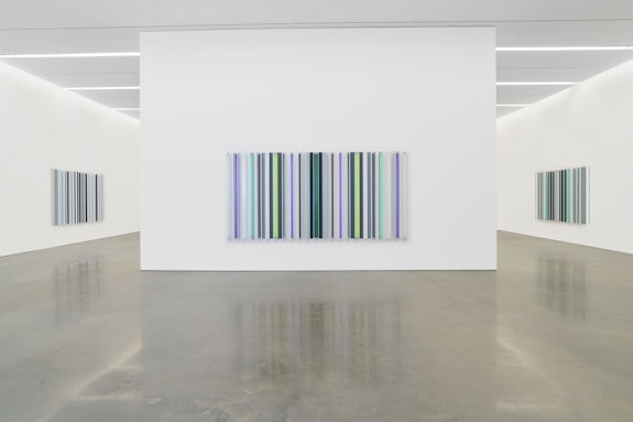 Installation view: <em>Robert Irwin: New Work</em>, Pace, New York, 2022. Courtesy Pace Gallery. 