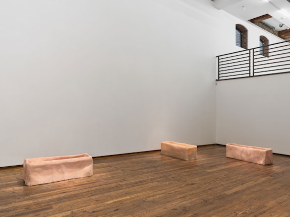 Installation view: <em>Mia Westerlund Roosen: Aftermath</em>, Betty Cuningham, New York. Courtesy Betty Cuningham.