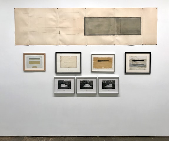 Installation view: <em>Russell Maltz: Painted / Stacked / Site</em>, 2022, Minus Space, Brooklyn. Courtesy Minus Space.