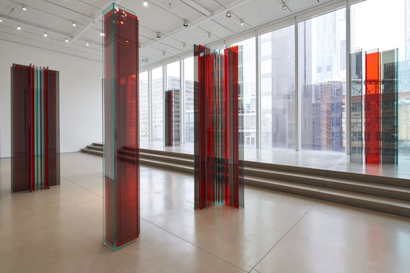 Installation view: <em>Robert Irwin: New Work</em>, Pace, New York, 2022. Courtesy Pace Gallery.