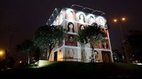 Installation of “Humanae” by artist Angelica Dass, part of “Habitat III” in Quito Ecuador. @angelicadass