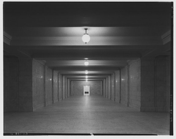 Horydczak, Theodor, <em> U.S. Supreme Court interiors. Corridor, U.S. Supreme Court.</em> Washington D.C, None. ca. 1920-ca. 1950. Photograph. https://www.loc.gov/item/2019682575/.