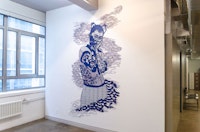 Installation view: <em>Steeped in Spilled Milk pt. 2</em>, EFA Studios Gallery, New York, 2022. Courtesy Alexander Si and 24E Broadway.