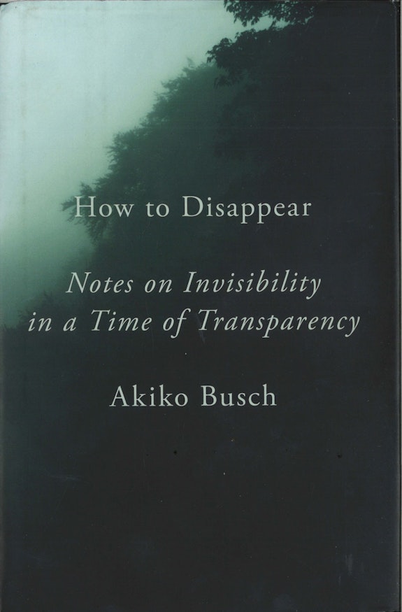 <em>How to Disappear: Notes on Invisibility in a Time of Transparency,</em> Akiko Busch